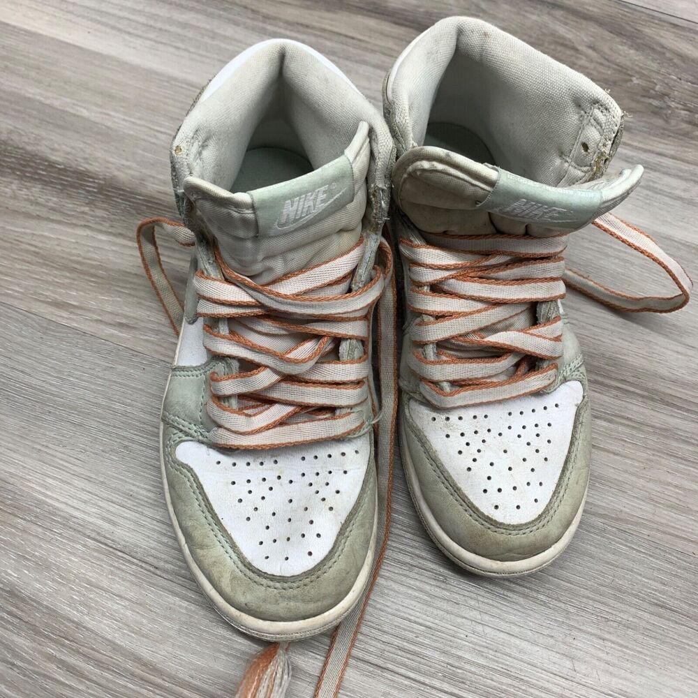 Nike Air Jordan 1 Retro High OG PS Size 1Y EU 32 Seafoam 2021 CU0449-002 - Picture 6 of 10